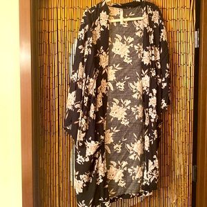 Floral robe/shawl